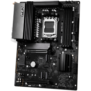 ASROCK Main board AMD B850 AM5, PCIe 5x16, 4x DDR5, 4x M.2, 2x SATA3 6Gb/s, 2.5Gb LAN, 802.11axe, 7.1 Ch audio, ATX