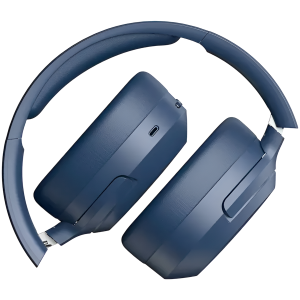 Edifier W820NB Plus v2025 Wireless Over-Ear Headphones, 40mm Dynamic Titanium-Coated Drivers, BT V6.1, ANC, Hi-Res Audio Certification, Up To 88H Battery, USB-C, Navy