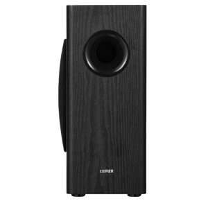 Edifier T5s Powered Subwoofer, 8-inch long-throw front-firing woofer, 70 W RMS, frequency response down to 35 Hz, RCA Signal-In , Signal-Out pass-through, low-pass filter & phase control, auto-standby feature, Black