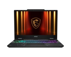 Лаптоп MSI Cyborg 15 B2RWEKG, Intel Core 5 210H (8C/12T, up to 4.8GHz, 12MB), GeForce RTX 5050 8GB GDDR7 440 AI TOPS, 15.6" FHD (1920x1080), 144Hz, IPS-Level, 16GB DDR5 2x8 5600MHz, 512GB PCIe Gen4x4 SSD, Intel WiFi 6E, BT 5.3, 4 Zone RGB Kbd, NO OS, 2.1k