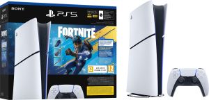 Конзола PlayStation 5 (Slim) - Digital Edition + Fortnite Flowering Chaos
