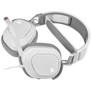 CORSAIR HS80 RGB USB Headset, White - EU