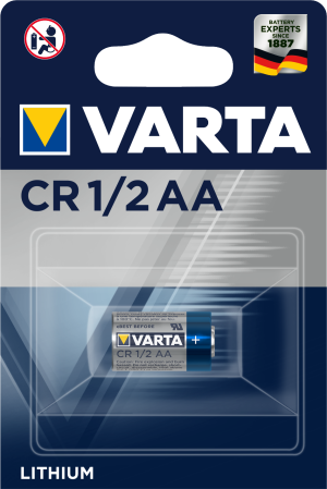 Литиева батерия CR-1/2AA  3V  1000mAh  VARTA
