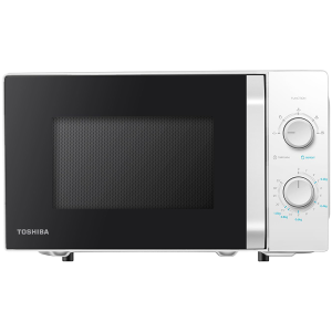 Microwave oven, volume 20L, mechanical control, 800W, 5 power levels, LED lighting, defrosting, cooking end signal, color: White