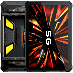 Blackview Active 12 Pro Rugged Tab 5G 16GB/1Tb 11-inch FHD 1920x1200 IPS 90Hz LCD Corning Glass 3 + PROJECTOR 120-inch MT7300 Octa-core 2.5GHz 50MP Front/108MP Rear Camera night vision 30000mAh NO charging Android 15 NFC MIL-STD-810H Black