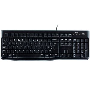 LOGITECH Corded  Keyboard K120 - Business EMEA - Bulgarian layout - BLACK