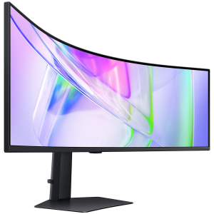 Monitor LED Samsung LS49C950UAUXEN S95UC, 49" DQHD Curved 1000R 32:9 (5120x1440) VA 120z, 350 cd/㎡, 3000:1, DisplayHDR 400, 5ms, 178/178, 1xDP 2xHDMI, USB Hub 2x5W Speakers, Tilt/HeightAdj, 2Y