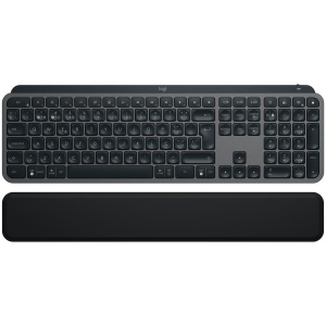 LOGITECH MX Keys S Plus Bluetooth Illuminated Keyboard with Palm Rest - GRAPHITE - US INT'L