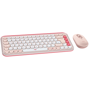 LOGITECH POP ICON COMBO - ROSE - US INT'L - BT  - INTNL-973