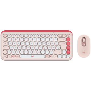 LOGITECH POP ICON COMBO - ROSE - US INT'L - BT  - INTNL-973