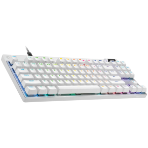 LOGITECH G PRO X TKL RAPID Gaming Keyboard - WHITE - US INT'L - USB - EMEA28i-935 - LINEAR