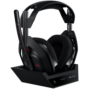 LOGITECH Astro A50 LIGHTSPEED Wireless Gaming Headset + Base Station - BLACK - 2.4GHZ - PLUGC -  EMEA28-935