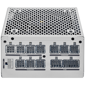 Super Flower Leadex III Gold 1300W ATX 3.1 80 Plus Gold, Fully Modular, Flat White Cables, 140mm Fan, White, 7 Year Warranty