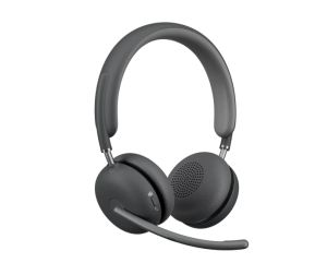 Слушалки Logitech Zone Wireless 2 Headset, Teams - GRAPHITE