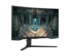 Монитор Samsung 27BG650 27" Odyssey G6 Smart, Curved 1000R, VA, 240 Hz, 1 ms GTG, 2560x1440, 350 cd/m2, 2500:1 Contrast, Eye Saver, Flicker Free, AMD FreeSync Premium Pro, DP 1.4, 2xHDMI 2.1, 2xUSB, Wi-Fi, Bluetooth, Speakers, Tizen, Black