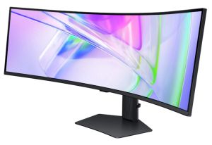 Монитор Samsung 49" 49C950 VA DQHD 120 Hz, 4 ms GTG, 5120x1440,USB-C 90W, USB 3.0, HDMI, Speakers, Black