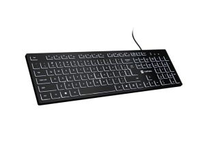 Клавиатура Natec Keyboard Herring Glow US, White Backlight