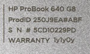 HP ProBook 640 G8