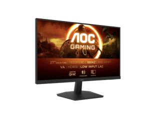 Монитор AOC 27G15N2, 27" Fast VA WLED, 1920x1080@180Hz, 1ms GtG, 1ms MPRT, 300cd m/2, 3000:1, 80M:1 DCR, Adaptive Sync, FlickerFree, Low Blue Light, Tilt, HDMI, DP