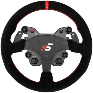 SIMAGIC GT1 Round Steering Wheel, Shifter Paddles, Suede| QR70 Included. S210