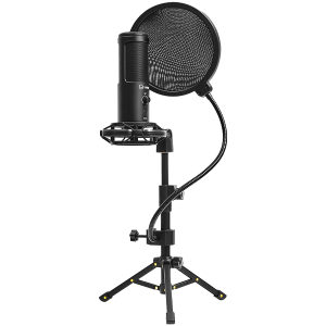 LORGAR Voicer 721, Gaming Microphone, Black