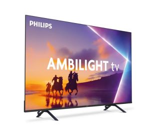 Телевизор Philips 55PUS8400/12, 55" 4K UHD LED, 3840x2160p, 60Hz, DVB-T/T2/T2-HD/C/S/S2, 60Hz, Ambilight 3, Pixel Precise UHD, HDR+, Titan OS, Dolby Atmos & DTS:X, 3*HDMI, 2*USB, VRR, 802.11ac, BT 5.2, 20W RMS, Black