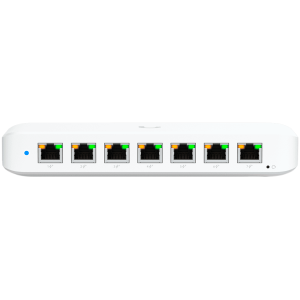 Ubiquiti USW-Ultra-60W Layer 2, 8-port GbE PoE switch: 7x GbE PoE+ output ports, GbE port with optional PoE++ input