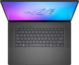Лаптоп ASUS ROG Zephyrus G16 2025 GU605CR-QR109W - 16" OLED 240Hz, WQXGA, Intel Core Ultra 9 285H, 32GB LPDDR5X, 2TB SSD, RTX 5070TI 12GB GDDR7