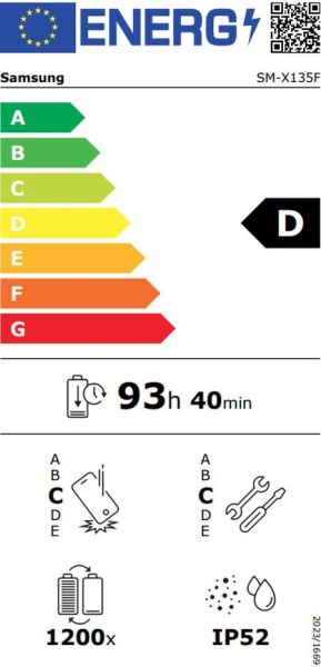 Таблет Samsung SM-135 Galaxy Tab A11 LTE  8.7" 64GB Silver