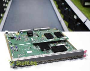 Cisco Chassis: Catalyst 6500-E; Module: WS-X6148A-GE-TX, WS-X6724-SFP, WS-X6516-GBIC, WS-SUP720-3B, Two 3000W Power Supplies (AA23200)