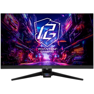 Asrock Gaming Monitor, 27" FHD(1920x1080) IPS, 180 Hz, 123 sRGB, 1100:1, 450 cd/m, 178/178, 1ms (MPRT), Flicker-free, 2x 2W Speakers, 2x HDMI 2.0, 1x DP 1.2, 1x Audio Jack (3.5mm), 3Y
