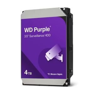 Хард диск WD Purple, 4TB, 5400rpm, 128MB, SATA 3, WD44PURZ