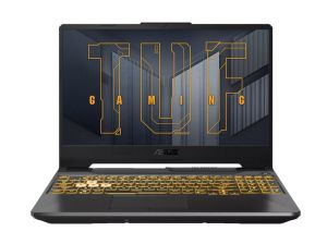 Лаптоп Asus TUF FA506NCG-HN207,AMD Ryzen 7 ( R7 6C H) 15.6" FHD (1920x1080)144 Hz,16GB DDR5 4800(2*8), 1 TB M.2 SSD,RTX 3050 4GB GDDR6,Wi-Fi 6(802.11ax),Backlit Chiclet Keyboard 1-Zone RGB, no OS, Graphite Black