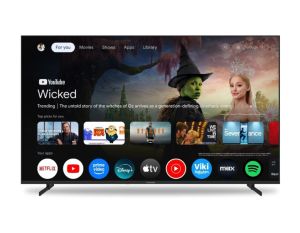 Телевизор Thomson 55" UHD Google TV; 3840 x 2160 (4K UHD), DLED, 60 Hz, Dolby Audio, Google Cast, DVB-T/T2/C/S/S2, HDR10,  Wi-Fi, Bluetooth, LAN, HDMI 3 (2.1), USB 2 (2.0), AV IN, Hotel mode, Side Feet, Black