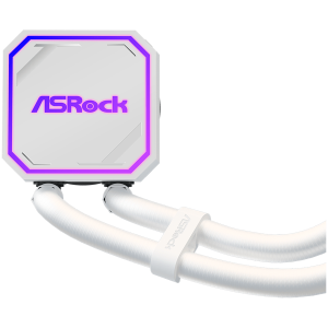Asrock Pro White 360 ARGB, AiO liquid cooler, 360 mm radiator, AM5, AM4, LGA1851, LGA1700, 90-APRA36-WAAGA6, White, 6Y