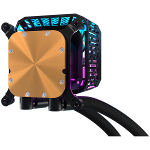 Asrock PHANTOM GAMING 360 LCD, AiO liquid cooler, ARGB, IPS LCD, 360 mm radiator, AM5, AM4, LGA1851, LGA1700, 90-APGA36-BAAGA5, 6Y