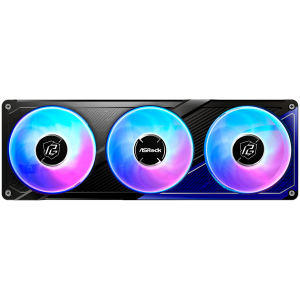 Asrock PHANTOM GAMING 360 LCD, AiO liquid cooler, ARGB, IPS LCD, 360 mm radiator, AM5, AM4, LGA1851, LGA1700, 90-APGA36-BAAGA5, 6Y