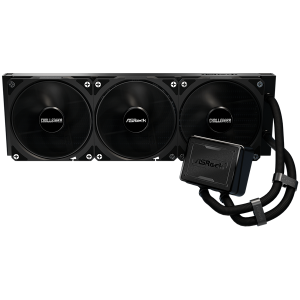 Asrock Challenger Pure 360, AiO liquid cooler, 360 mm radiator, AM5, AM4, LGA1851, LGA1700, 90-ACLA36-BDKGA6, 6Y