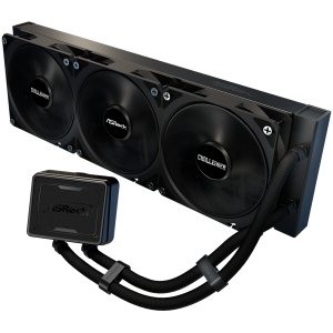 Asrock Challenger Pure 360, AiO liquid cooler, 360 mm radiator, AM5, AM4, LGA1851, LGA1700, 90-ACLA36-BDKGA6, 6Y