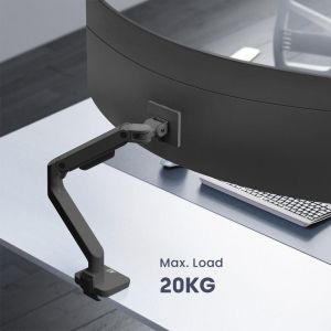 ACT Стойка за монитор макс. 49" с едно рамо, пружинен механизъм, до 20кг