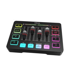 Аудио Миксер FIFINE SC3 RGB Audio Interface - Black