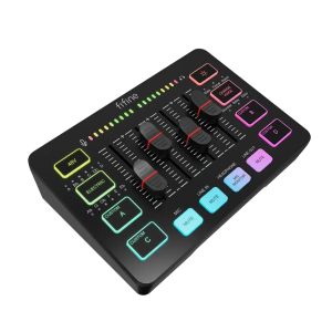 Аудио Миксер FIFINE SC3 RGB Audio Interface - Black