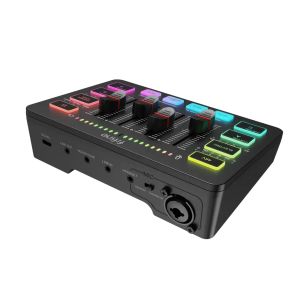 Аудио Миксер FIFINE SC3 RGB Audio Interface - Black