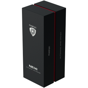 Nemi, Electric wine opener, aerator, vacuum preserver, Silver color