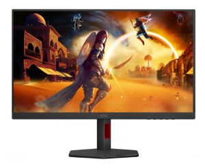 Монитор AOC Q27G4SRU, 27" Fast IPS WLED, 2560x1440@320Hz, 1ms GtG, 0.3ms MPRT, 450cd m2, 1000:1, Adaptive Sync, FlickerFree, Low Blue Light,  2Wx2, Tilt, Height Adjust, Pivot, Swivel, 2xHDMI, DP, USB hub