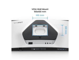 Монитор BenQ EX271UZ 27" 4K 166 PPI 240Hz MOBIUZ OLED Gaming Monitor, EX271UZ WHITE