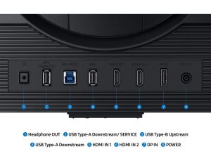 Монитор SAMSUNG Odyssey G7 G70F - 27" IPS DualMode UHD(3840x2160) 180Hz/360Hz, 1ms