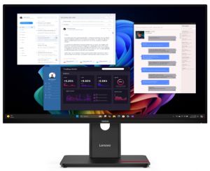 Монитор Lenovo ThinkVision T27ud-40 27" IPS WLED, 3840x2160, 16:9, 48Hz - 60Hz, 4ms, 350 cd/m2, 1500:1, USB hub, HDMI, USB-C, RJ45, Tilt, Swivel, Pivot, Height Adjust Stand