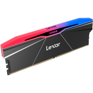 Lexar Ares DDR5 6000 CL28 1.35V Memory with heatsink and RGB lighting,Dual pack, Black Color