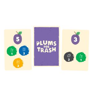 BOARD GAME PLUMS FOR TRASH